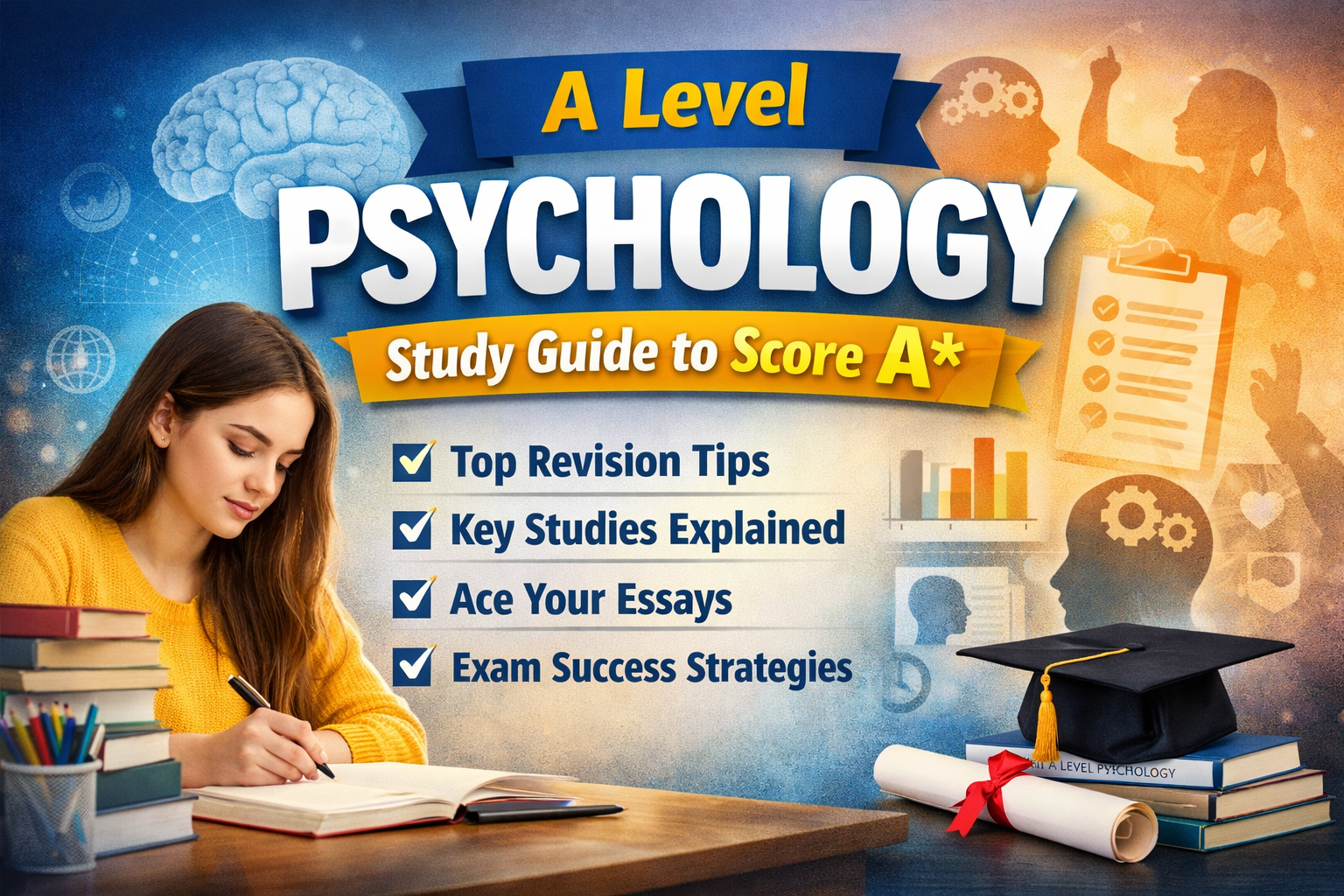 A Level Psychology Study Guide to Score A*